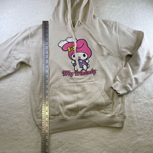 Sanrio My Melody Small Hoodie Pullover Cream Long Sleeve - Picture 4 of 10